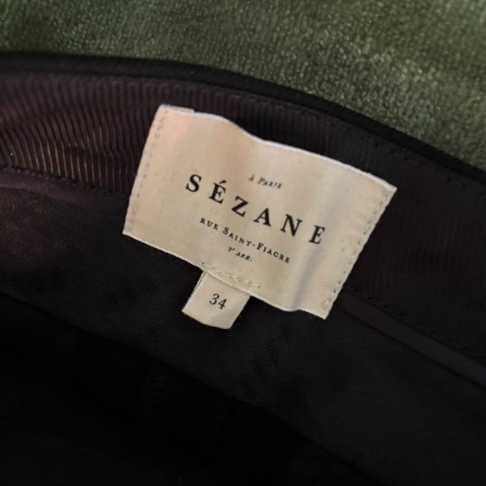 Sezane Dan Trousers-Black (34/US 2) - Picture 3 of 4